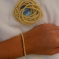 Gold Beaded Bracelet