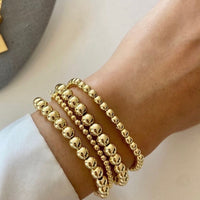 Gold Beaded Bracelet