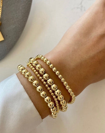 Gold Beaded Bracelet